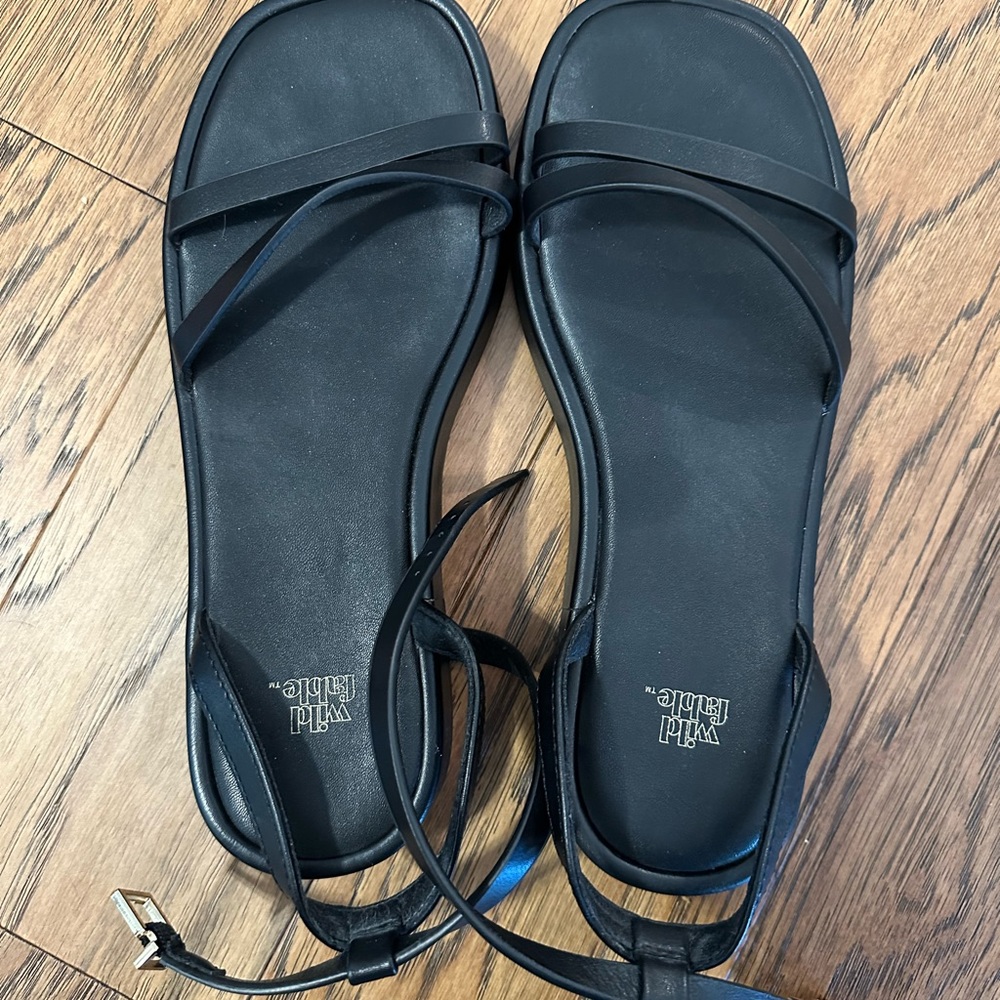 Square Toe Platform Strappy Sandals